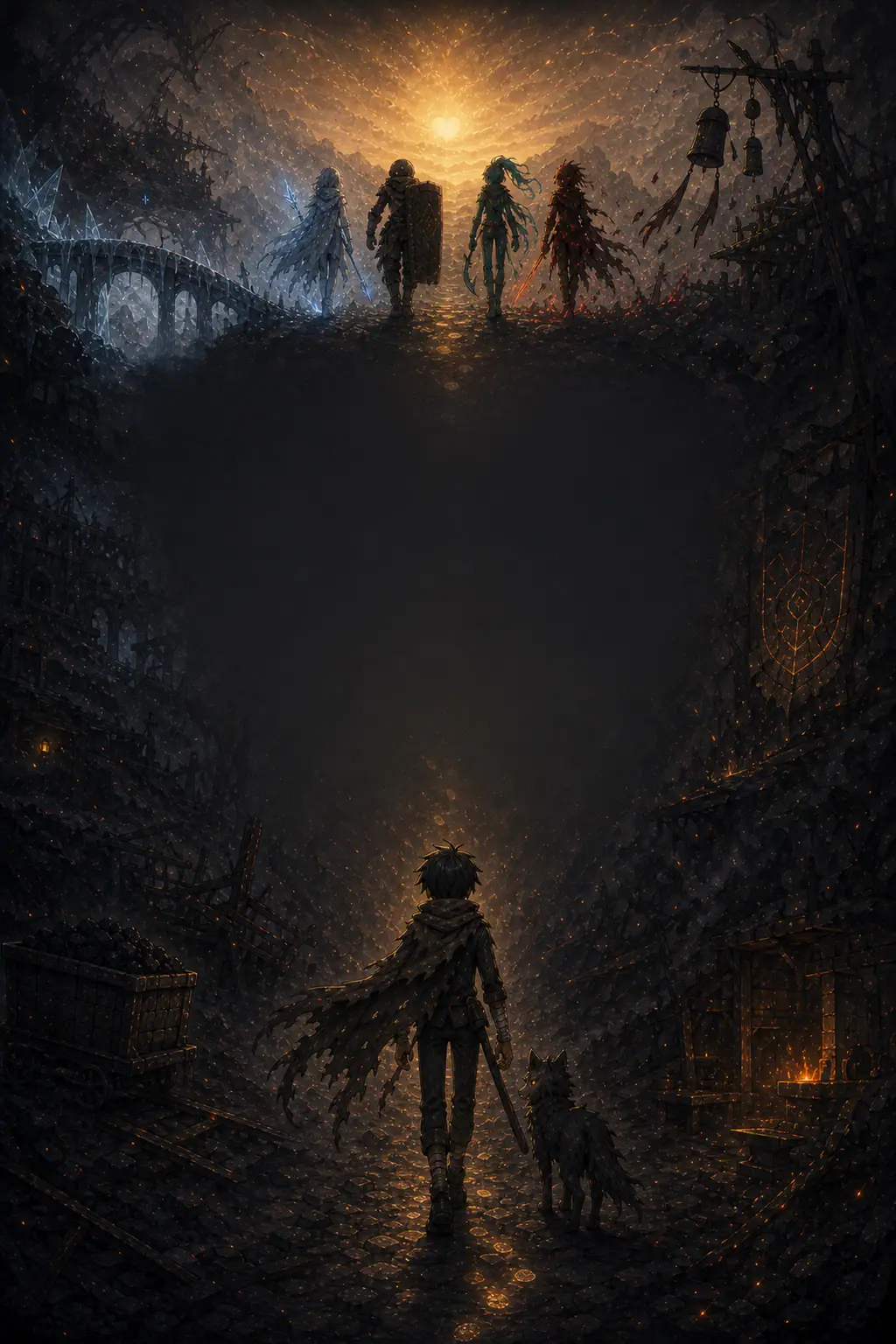 Xiao Jin follows a path lit by everyone's heartflame