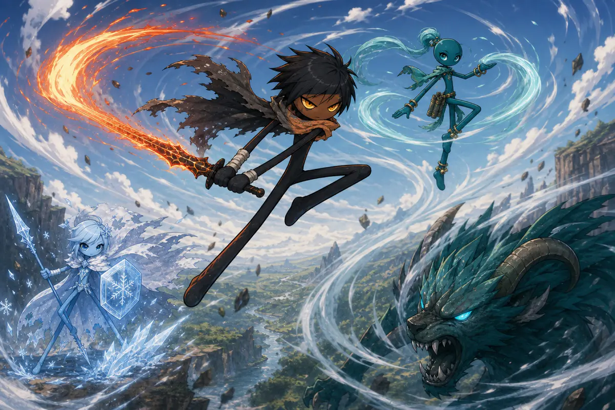 圖 21-04｜空中高速斬擊